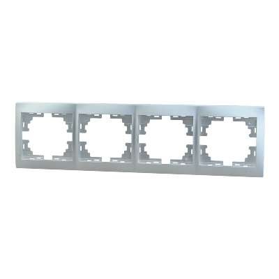 Фотография товара 'Lezard MIRA Рамка 4-ая горизонтальная, 701-1000-149'