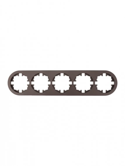 Фотография товара 'Lezard 744-7300-150 OSEN Рамка 5-ая б/вст шоколад круглая'