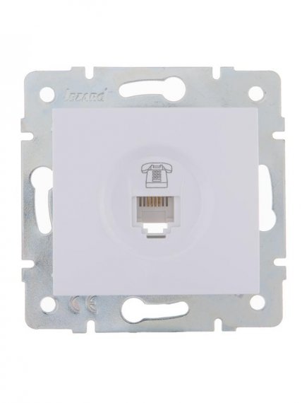 Фотография товара 'Lezard KARINA Розетка телефонная евро, 707-0288-137'