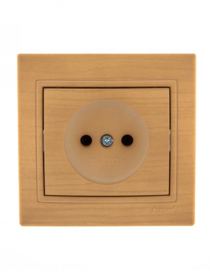 Фотография товара 'Lezard MIRA Розетка без заземления керамика, 701-4747-121'