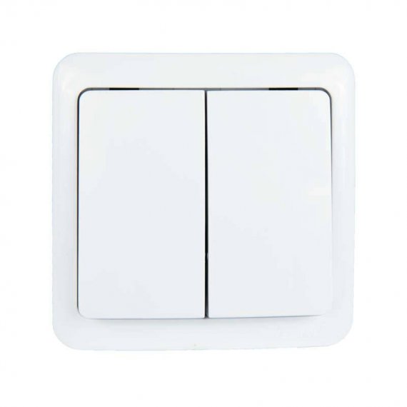 Фотография товара 'Lezard VIOLA Выключатель двойной, 751-0200-101'