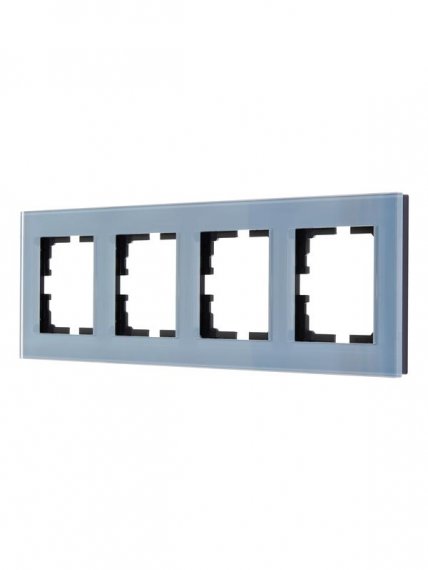 Фотография товара 'Lezard 742-7080-149 VESNA Рамка 4-ая горизонтальная б/вст'