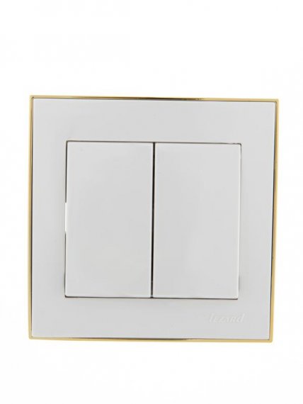 Фотография товара 'Lezard RAIN Выключатель двойной, 703-0226-101'