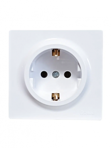 Фотография товара 'Lezard 752-0200-122B LETO Розетка с/з ПБТ'