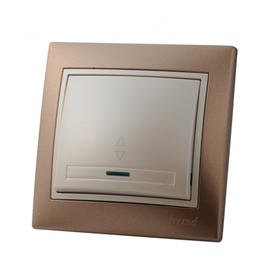 Фотография товара 'Lezard 701-3130-114 MIRA Выключатель проходной с подсв'