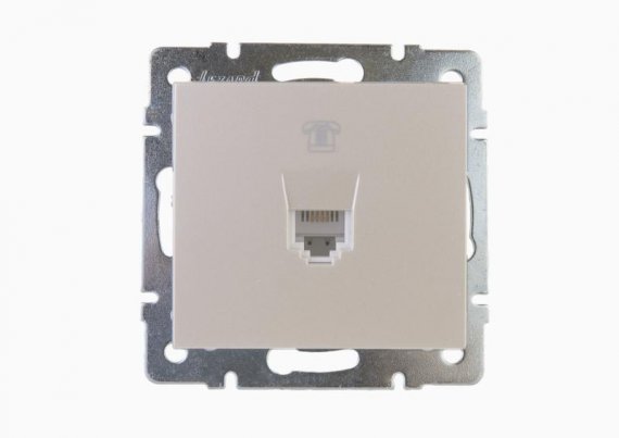 Фотография товара 'Lezard RAIN Розетка телефонная евро, 703-3088-137'