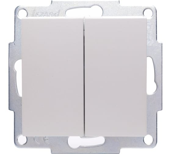 Фотография товара 'Lezard VESNA Выключатель двойной, 742-3088-101'