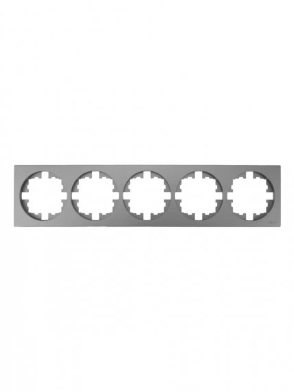 Фотография товара 'Lezard 743-7400-150 OSEN Рамка 5-ая б/вст серый матовый'