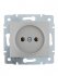Фотография товара 'Lezard KARINA Розетка без заземления ПБТ, 707-4388-121B'