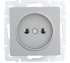 Фотография товара 'Lezard VESNA Розетка без заземления ПБТ, 742-3588-121B'