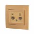 Фотография товара 'Lezard MIRA Розетка компьютерная двойная, 701-4747-141'
