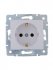 Фотография товара 'Lezard KARINA Розетка с заземлением керамика, 707-0288-122'