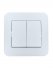 Фотография товара 'Lezard 7081-0202-101 ASTI Выключатель двойной'