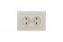 Фотография товара 'Lezard 701-0303-128B MIRA Розетка двойная б/з бакалит'
