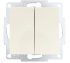Фотография товара 'Lezard VESNA Выключатель двойной, 742-0388-101'