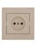 Фотография товара 'Lezard RAIN Розетка без заземления керамика, 703-0303-121'