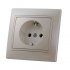 Фотография товара 'Lezard MIRA Розетка с заземлением керамика, 701-3030-122'