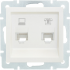Фотография товара 'Lezard 742-4388-143 VESNA Розетка компьютер+телефон'
