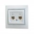 Фотография товара 'Lezard MIRA Розетка компьютерная двойная, 701-0215-141'