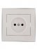 Фотография товара 'Lezard RAIN Розетка без заземления керамика, 703-0225-121'