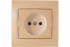 Фотография товара 'Lezard 702-4747-121 DERIY Розетка б/з керамика ясень'