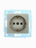 Фотография товара 'Lezard 7081-3588-124B ASTI Розетка с защитой от детей ПБТ'