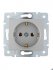 Фотография товара 'Lezard KARINA Розетка с заземлением ПБТ, 707-4388-122B'