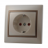 Фотография товара 'Lezard 701-3031-124 MIRA Розетка с защитой от детей керамика'