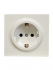 Фотография товара 'Lezard 752-0300-122B LETO Розетка с/з ПБТ'