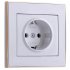 Фотография товара 'Lezard RAIN Розетка с заземлением керамика, 703-0226-122'