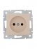 Фотография товара 'Lezard KARINA Розетка без заземления керамика, 707-0388-121'