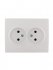 Фотография товара 'Lezard KARINA Розетка двойная без заземления керамика, 707-0200-128'