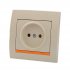 Фотография товара 'Lezard DERIY Розетка без заземления, 702-0303-121B'
