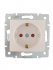 Фотография товара 'Lezard KARINA Розетка с защитой от детей керамика, 707-3088-124'