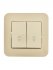 Фотография товара 'Lezard 7081-0303-106 ASTI Выключатель проходной двойной'