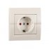 Фотография товара 'Lezard DERIY Розетка с защитой от детей керамика, 702-3030-124'