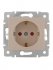 Фотография товара 'Lezard KARINA Розетка с защитой от детей керамика, 707-0388-124'