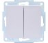 Фотография товара 'Lezard VESNA Выключатель двойной, 742-0288-101'
