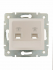 Фотография товара 'Lezard 742-0388-138 VESNA Розетка телефонная двойная евро'