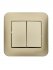 Фотография товара 'Lezard 7081-3636-101 ASTI Выключатель двойной'