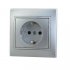 Фотография товара 'Lezard MIRA Розетка с заземлением керамика, 701-1010-122'