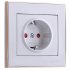 Фотография товара 'Lezard RAIN Розетка с защитой от детей керамика, 703-0226-124'