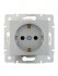 Фотография товара 'Lezard KARINA Розетка с заземлением керамика, 707-4388-122'