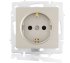 Фотография товара 'Lezard VESNA Розетка с защитой от детей ПБТ, 742-3788-124B'