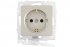 Фотография товара 'Lezard 742-3788-124 VESNA Розетка с защитой от детей керамика'